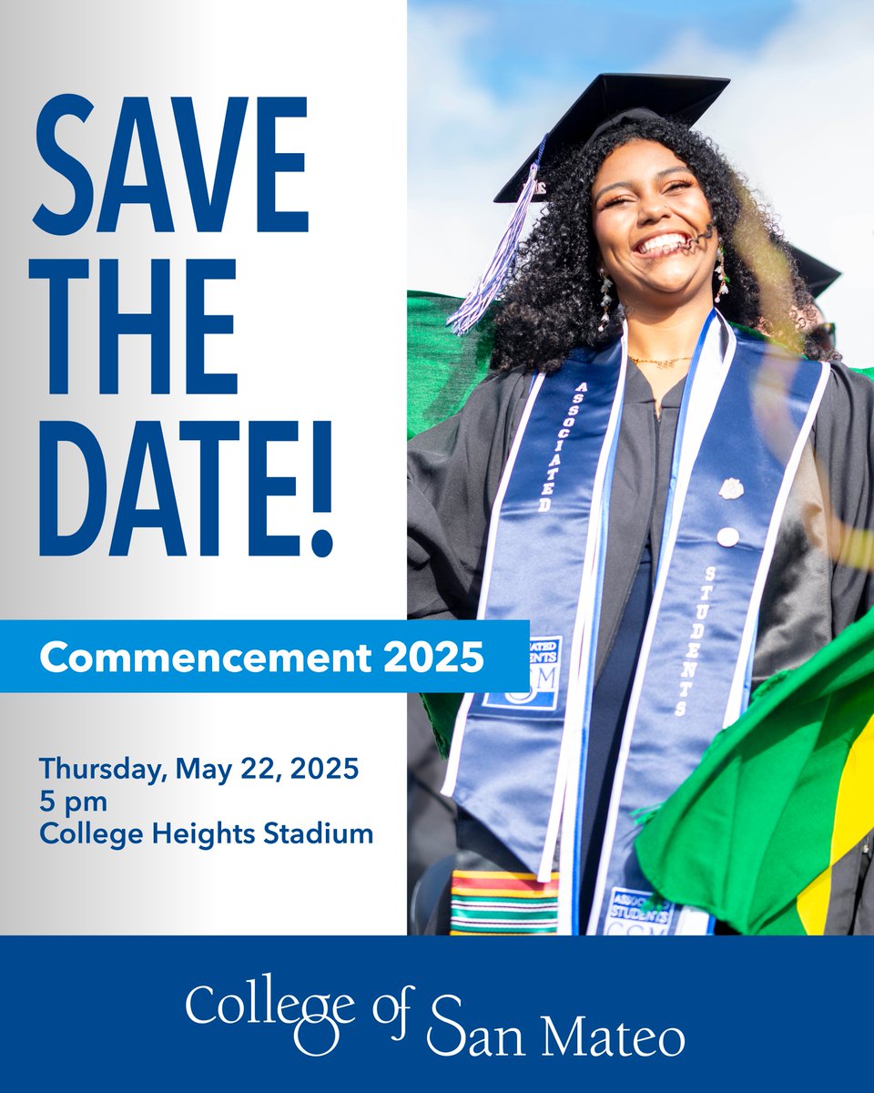 Mark your calendars for our 2025 Commencement Ceremony!

We can’t wait to celebrate our graduating Bulldogs on Thursday, May 22, 2025, at 5 pm at College Heights Stadium—complete with breathtaking Bay Area views.

We look forward to cheering you on with your family and friends!