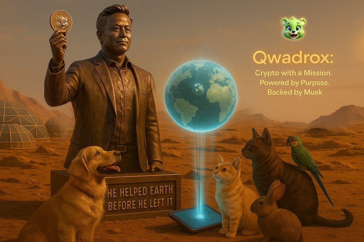NabinSaruar's tweet photo. @realDogsHouse From meme to movement: $QWRX is the people’s rocket. Elon knows. Join here: @QwadroX_qwrx https://t.co/HrJUeQAk1v
