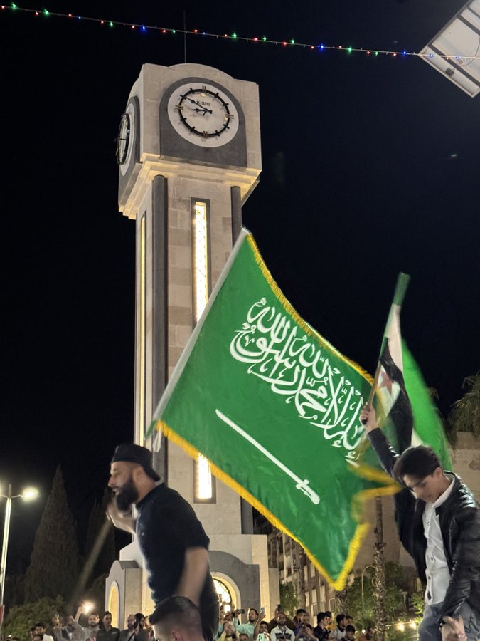 <a href="/WhiteHouse/">The White House</a> <a href="/POTUS/">President Donald J. Trump</a> Syrians take to the streets to celebrate the lifting of sanctions and the official recognition of their state.