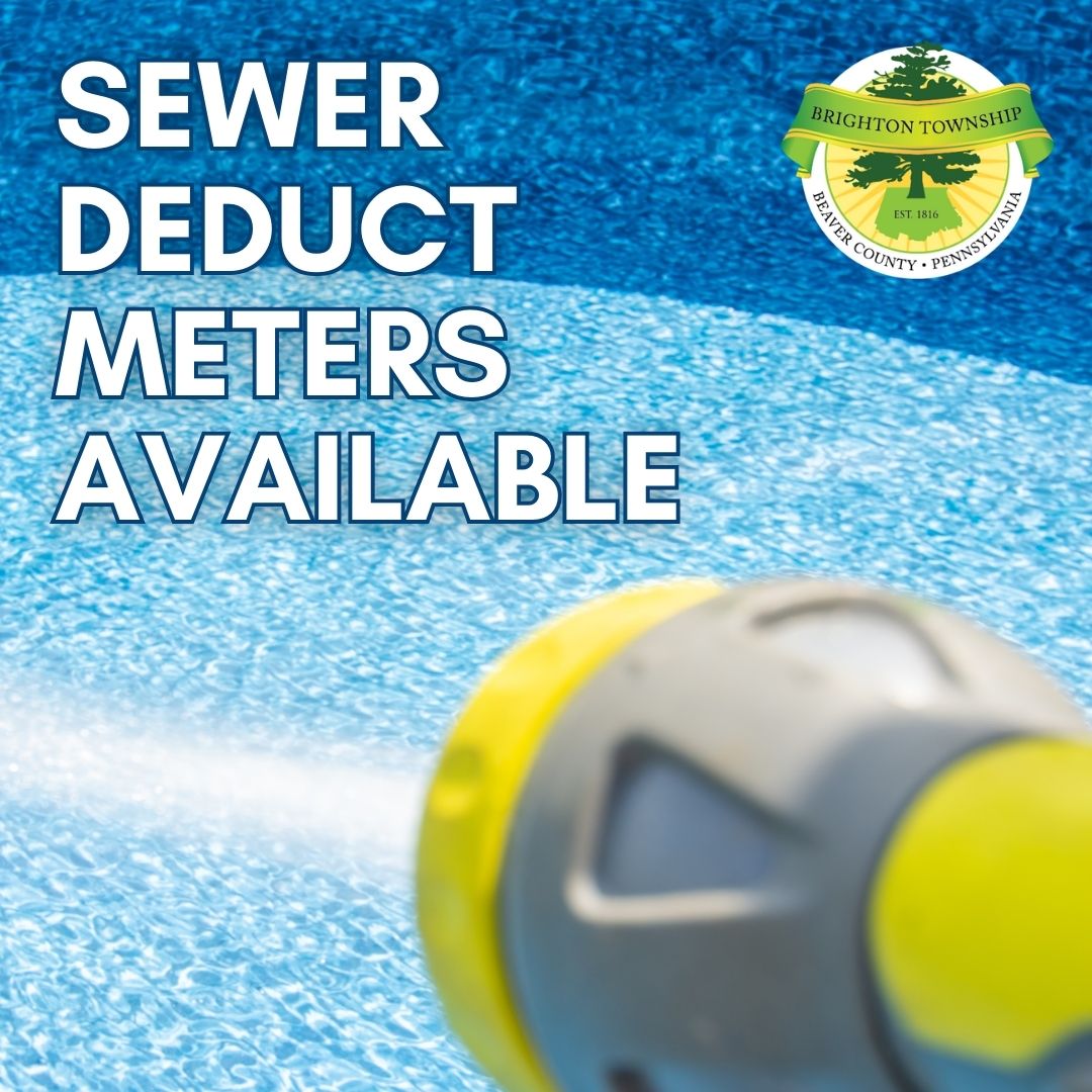 The Brighton Township Sewage Authority (BTSA), in cooperation with the Brighton Township Municipal Authority (BTMA), has made a program available to water customers to have a separate meter installed to measure the flow of water that does not enter the sanitary sewer system. This