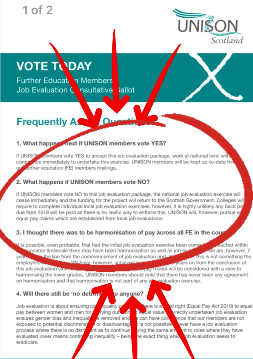 StandUp4FEReps's tweet photo. Did unison mislead the other unions on the machinery on the need to consult on Job Evaluation at this time and did they mislead their own members on the consultation itself? https://t.co/JHvkvhxwUT