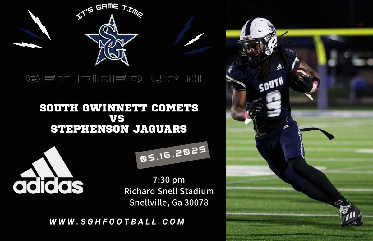 <a href="/desmontebrown_/">Desmonte Brown</a> and <a href="/tpenickjr/">Terrence Penick Jr 3🌟</a> will be there will you!!!! Come out and support the Home Team Snellville Champions South Gwinnett Comets!!! Comets 💫 Ready to Get After It. <a href="/CometsSGHS/">South Gwinnett Comets Football Recruits</a> <a href="/RecruitNE_GA/">RecruitNE_GA</a>