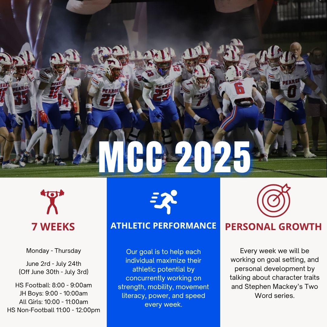 Summer will be here before you know it! Make sure All current Junior High and High School athletes are signed up for summer strength and conditioning!