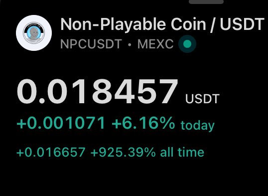 $NPC 

Note this ✍️

I will share it again on $0.10

📸