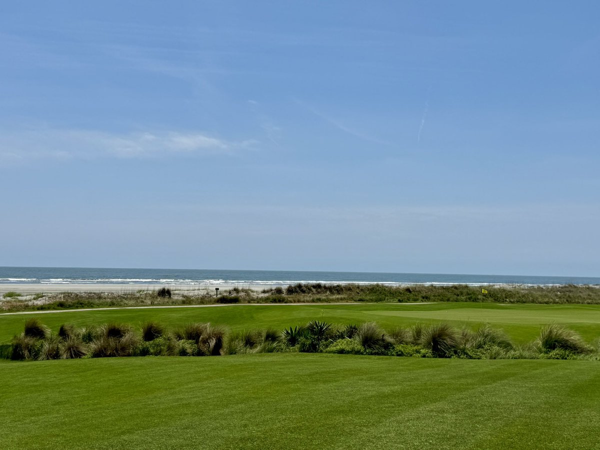 If there’s a better place on earth than the putting green at the Ocean Course, I haven’t found it yet