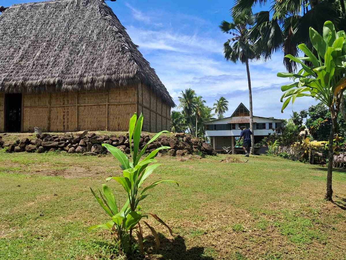 DamodarDiv's tweet photo. Arts Villages redevelopment is taking in shape . As majority of the services and  civil work has been completed. #fyi #artsvillage #tourism #FijiNews https://t.co/YEMiCyQy7f
