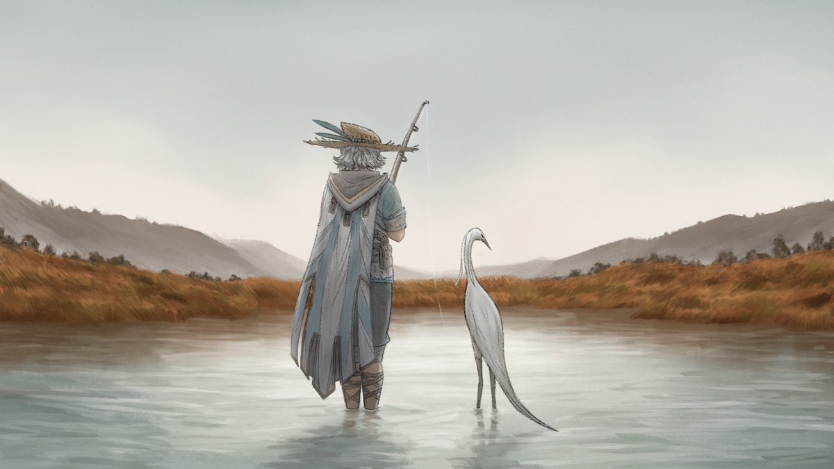 Peaceful lakeside. #Runescape