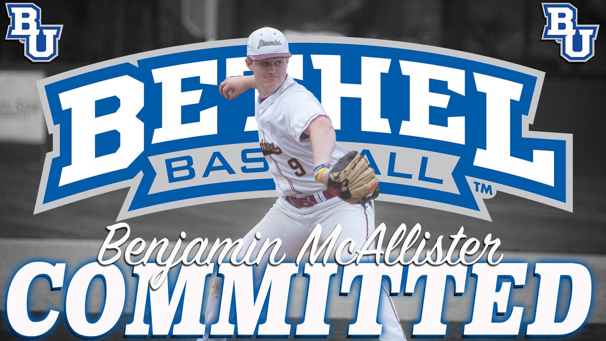 Bethel University Baseball would like to welcome Ben McAllister to the Pilot family! Ben will join us from Elkhart, Indiana where he will graduate this year from Jimtown High School. We are excited to have Ben join us this coming fall! #team