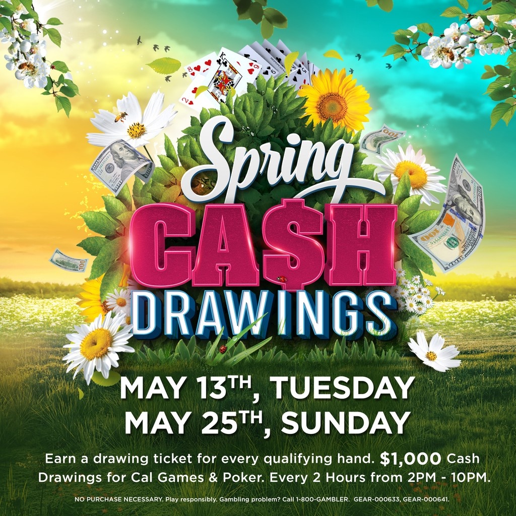HUSTLERCASINOLA's tweet photo. Gather up those drawing tickets HUSTLERs! ๐๏ธ #SpringCashDrawings is happening TODAY from 2PM - 10PM! Must be present to win! #HUSTLERCasino #CashDrawings https://t.co/qfLyQUycKY