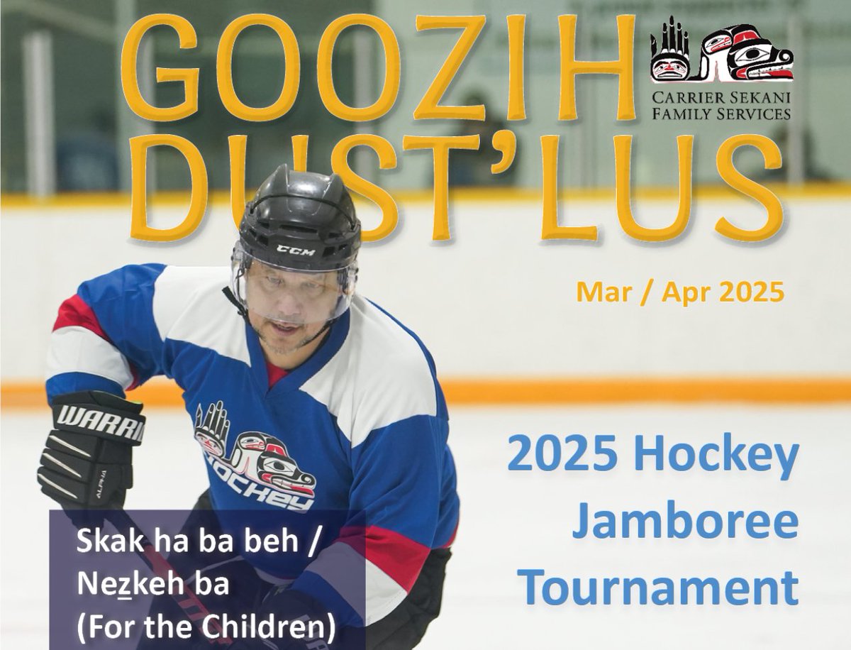 The 2025 CSFS Hockey Jamboree Tournament – amazing photos from the event held in Burns Lake &amp; more in this issue of the Mar/Apr 2025 Goozih Dust’lus - mailchi.mp/csfs.org/2025-…