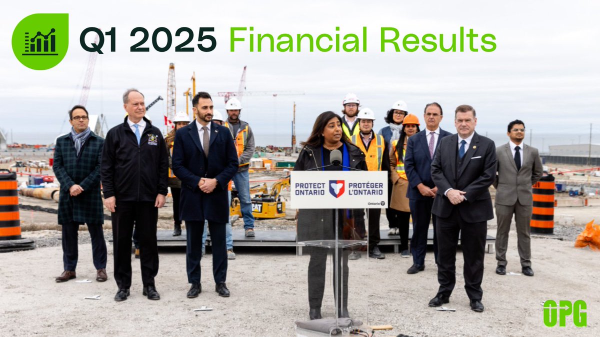 OPG has reported its financial and operating results for the first quarter of 2025: bit.ly/3SDTqQk