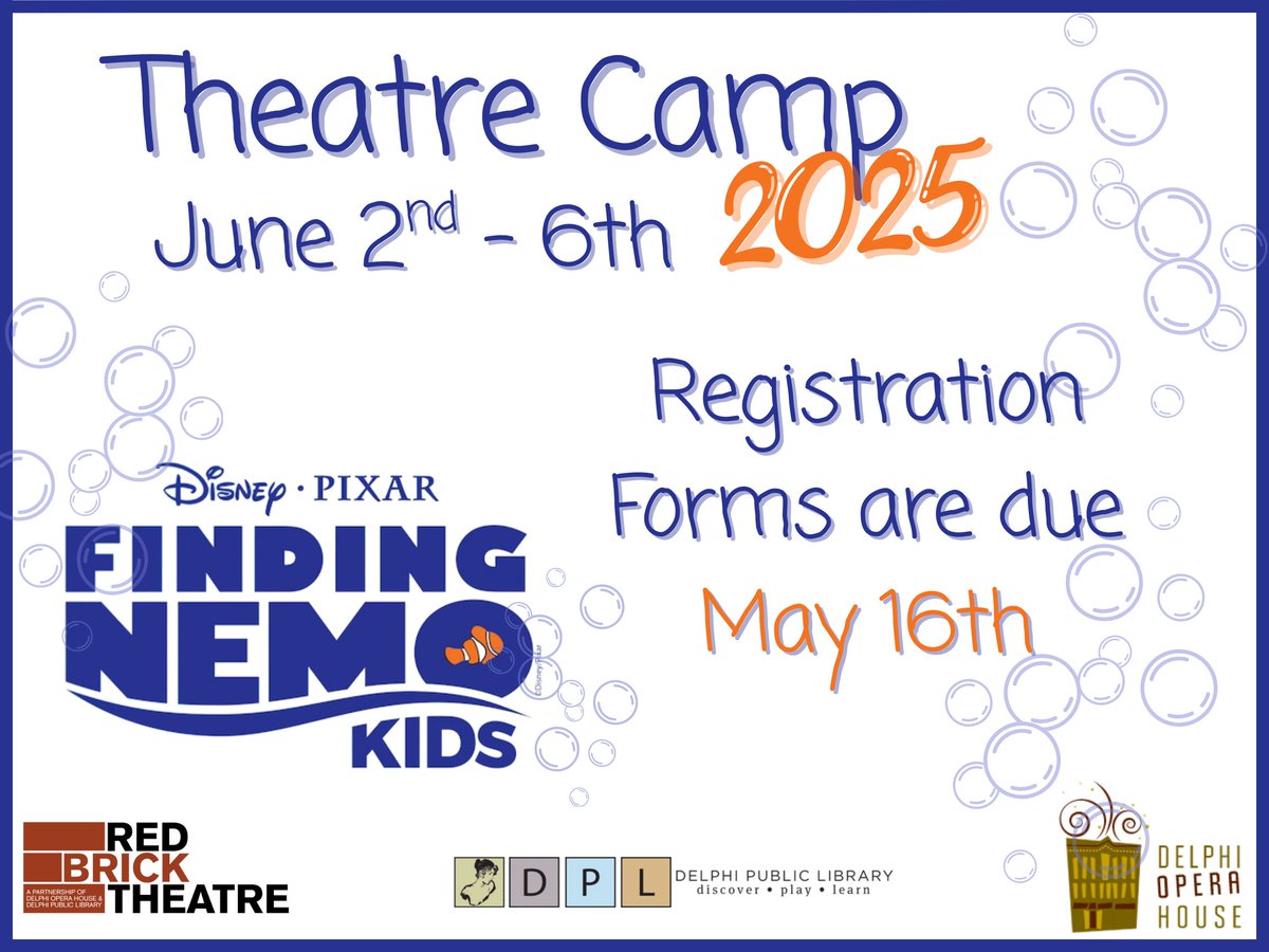 Don't forget to turn in your form! You can hand it in at either DCES or DPL.