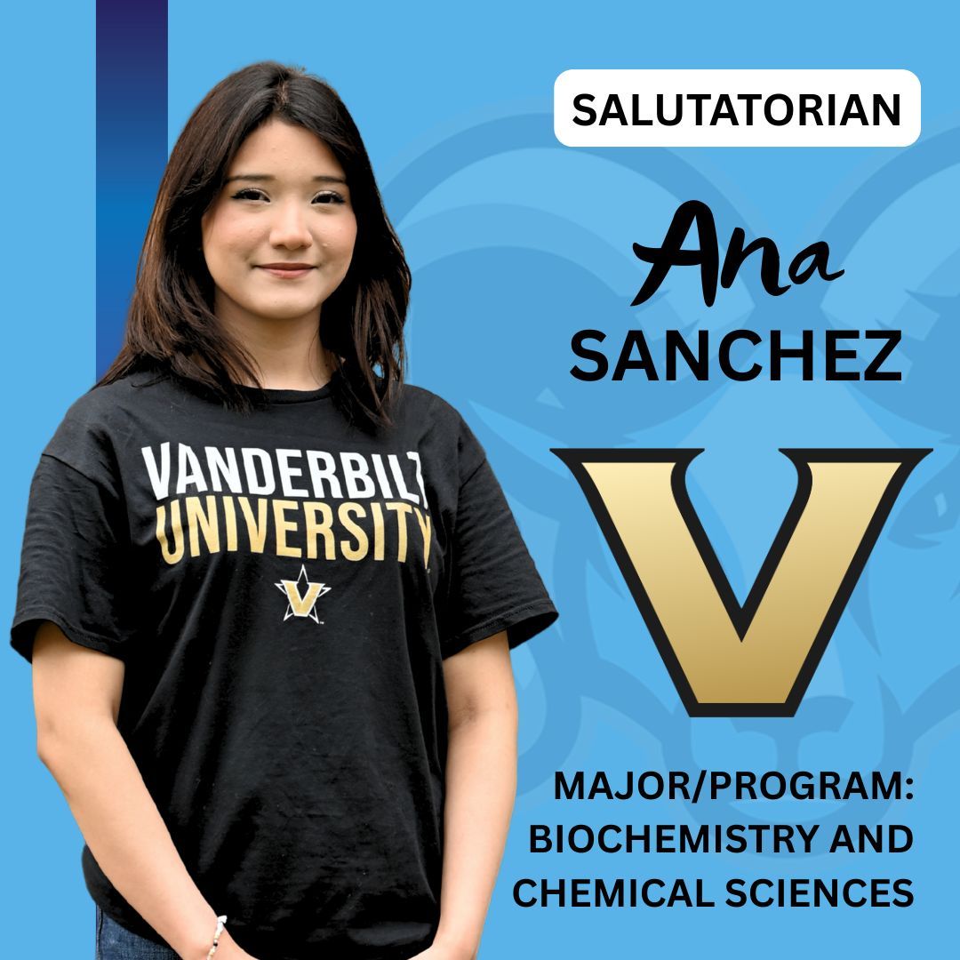 Alief ISD (@aliefisd) on Twitter photo Meet Ana Sanchez, <a href="/ElsikHighSchool/">Elsik High School</a>'s brilliant salutatorian! Sheโs off to Vanderbilt University to major in Biochemistry and Chemical Science, ready to make her mark in the world of scientific discovery. Letโs celebrate her drive and dedication! #AliefProud ๐ Meet Ana Sanchez, <a href="/ElsikHighSchool/">Elsik High School</a>'s brilliant salutatorian! Sheโs off to Vanderbilt University to major in Biochemistry and Chemical Science, ready to make her mark in the world of scientific discovery. Letโs celebrate her drive and dedication! #AliefProud ๐