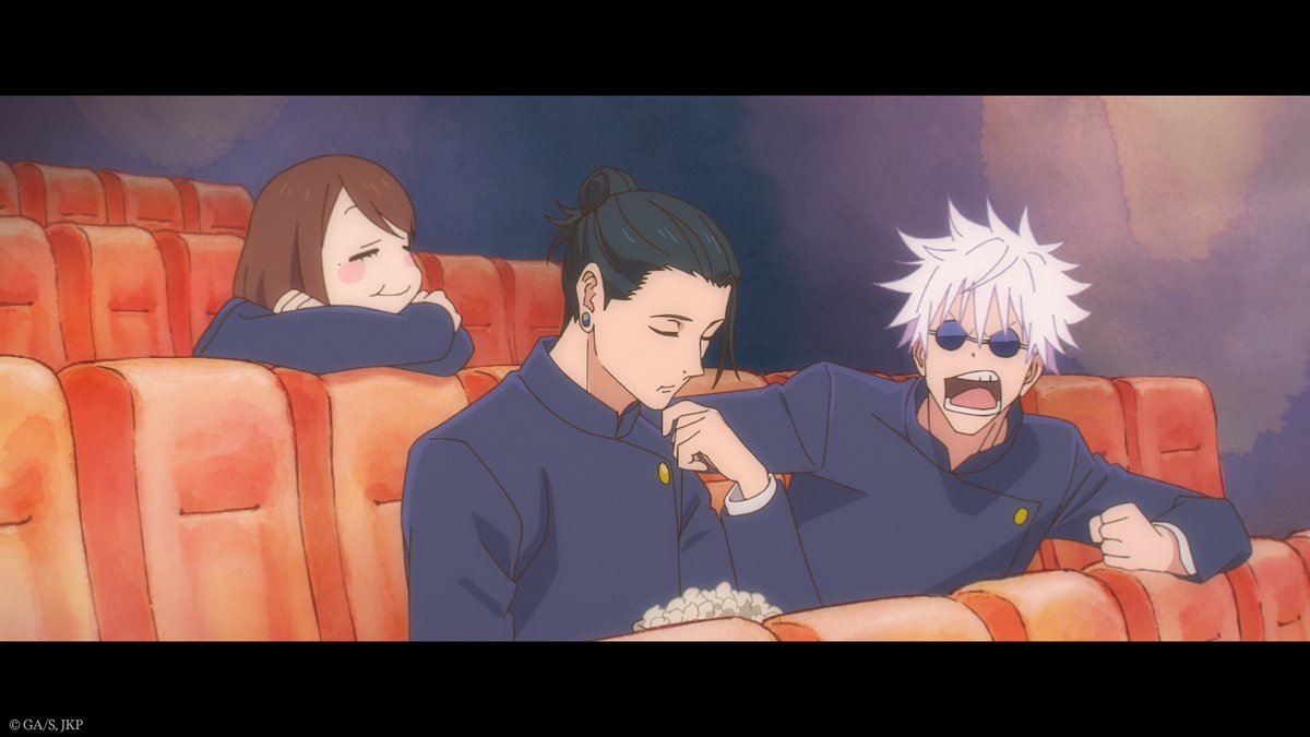 Theatrical screenings of JUJUTSU KAISEN: Hidden Inventory / Premature Death – The Movie will feature a new Juju Sanpo featuring Gojo, Geto, and Ieiri! 🔥

Sign up for more updates: brnw.ch/21wStZk