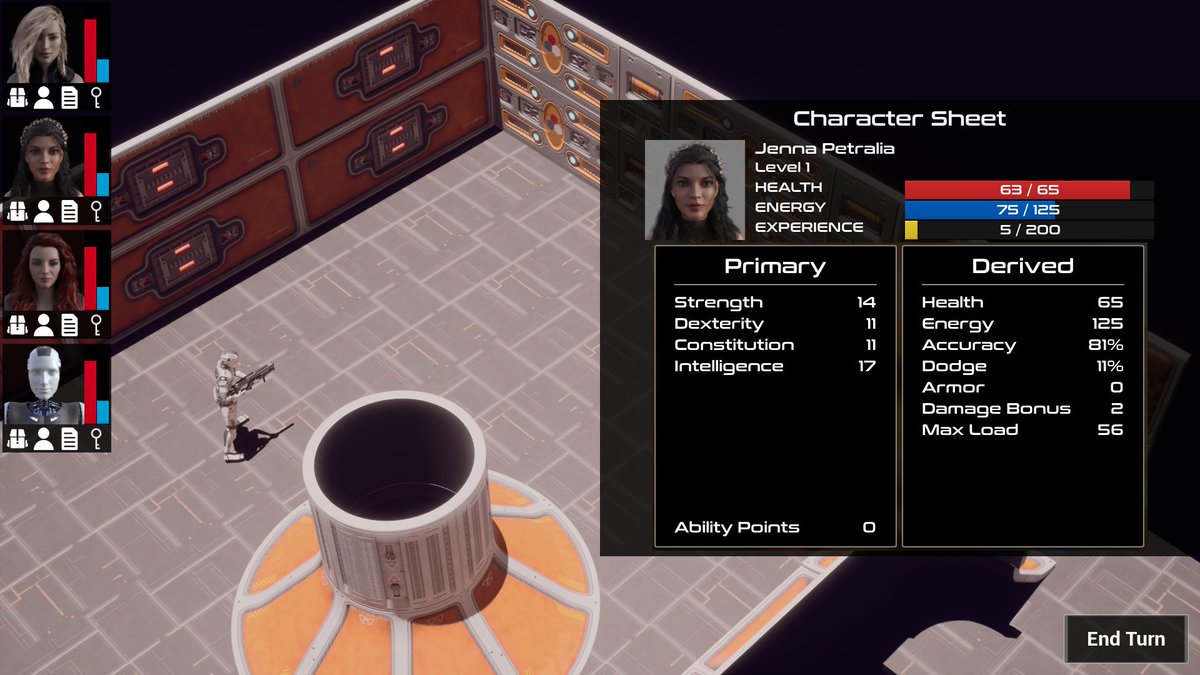 Dragon_Dropper's tweet image. Made some incremental progress on Solward today. #scifirpg #turnbasedrpg #gamedev