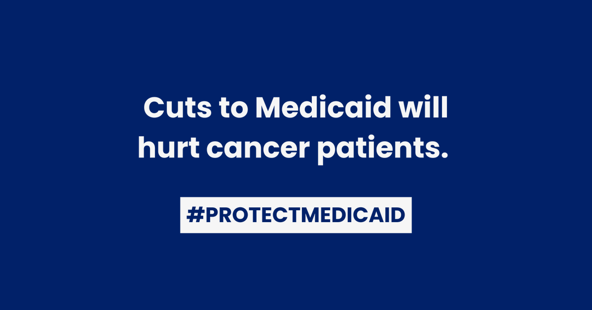 ACSCANnm's tweet photo. Attacks on Medicaid are attacks on cancer patients. We can’t let this happen. @Rep_Stansbury, @RepTeresaLF, and @RepGabeVasquez will you please stand with us and #ProtectMedicaid? https://t.co/jTGrEEBtpI
