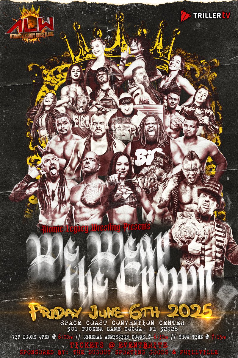 Atomic Legacy Wrestling (@wrestlingatomic) on Twitter photo ALW kicks off Summer 2025 in an EPIC way on Fri June 6th in Cocoa Florida!
This card is STACKED!
<a href="/1ReneeMichelle/">Renee Michelle π γ¬γγΌ γγγ·γ§γ«</a> <a href="/wrestlingleva/">Leva Bates</a>
<a href="/HAILRyzin/">RYZIN</a> <a href="/oshow94/">Oddyssey</a>
<a href="/The_Babathunder/">Babathunder</a>
<a href="/thealeahjames/">Aleah James</a> <a href="/CarolinaCruzera/">Carolina Cruz</a> <a href="/arielteal/">Teal Piper</a> <a href="/TheShannonBrand/">Shannon Moore</a>
<a href="/FultonWorld/">FULTON/DreadKNOT</a> <a href="/jason32796/">jason d</a>
π
eventbrite.com/e/alw-we-wear-β¦ ALW kicks off Summer 2025 in an EPIC way on Fri June 6th in Cocoa Florida!
This card is STACKED!
<a href="/1ReneeMichelle/">Renee Michelle π γ¬γγΌ γγγ·γ§γ«</a> <a href="/wrestlingleva/">Leva Bates</a>
<a href="/HAILRyzin/">RYZIN</a> <a href="/oshow94/">Oddyssey</a>
<a href="/The_Babathunder/">Babathunder</a>
<a href="/thealeahjames/">Aleah James</a> <a href="/CarolinaCruzera/">Carolina Cruz</a> <a href="/arielteal/">Teal Piper</a> <a href="/TheShannonBrand/">Shannon Moore</a>
<a href="/FultonWorld/">FULTON/DreadKNOT</a> <a href="/jason32796/">jason d</a>
π
eventbrite.com/e/alw-we-wear-β¦