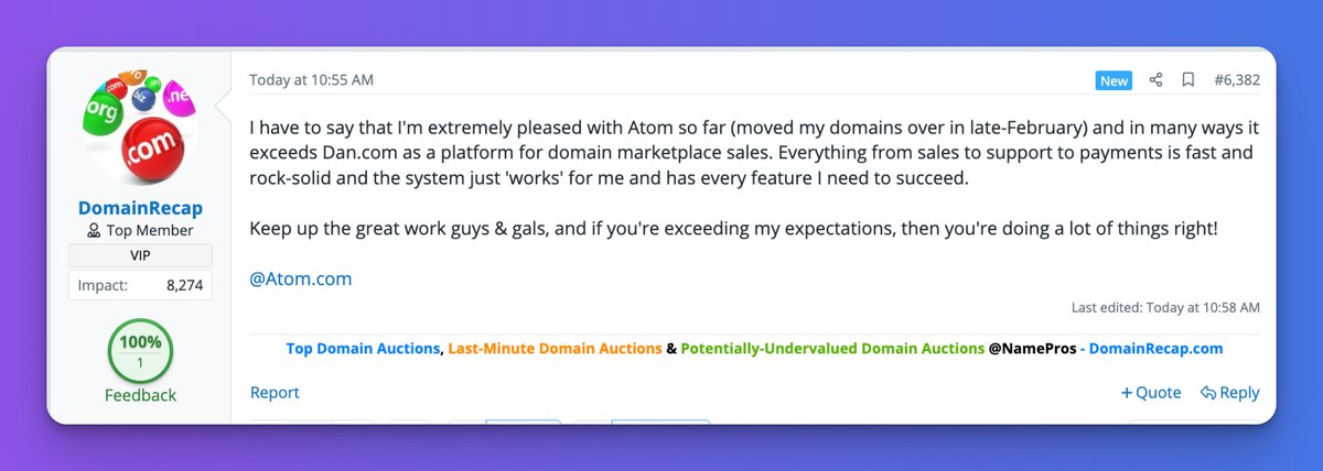 Atom.com tweet media