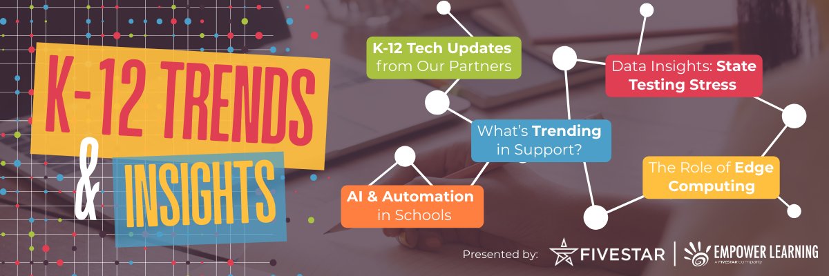 Feeling overwhelmed by the latest K-12 tech? 🤔 Our new quarterly newsletter, K-12 Trends &amp; Insights, is here to help! Get actionable insights sent to your inbox every quarter. What are you waiting for? Subscribe now! hubs.li/Q03mjXyX0