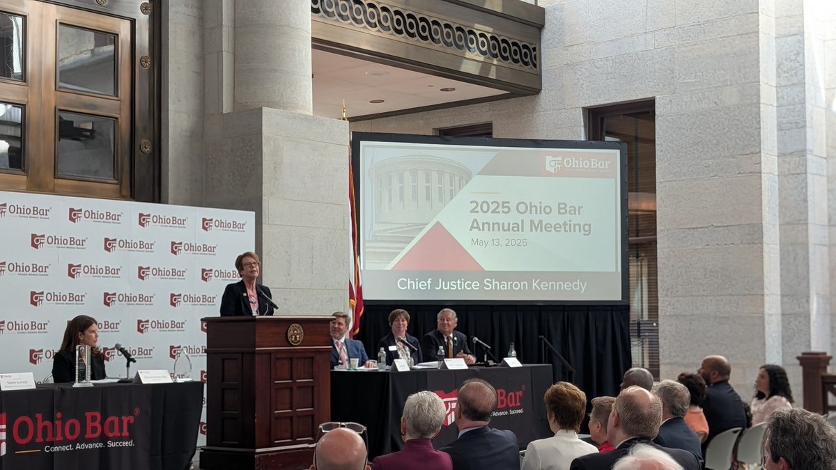 We are honored to welcome Ohio Supreme Court Chief Justice Sharon Kennedy to kick off our General Assembly meeting with her State of the Judiciary address.