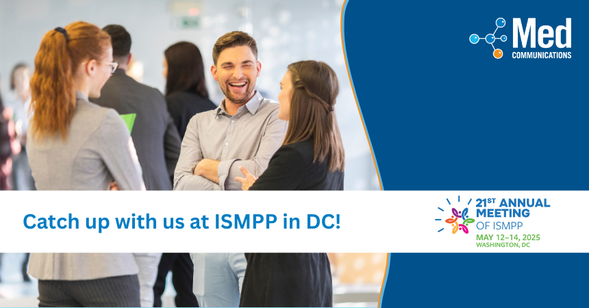 MEDCommInc's tweet photo. We’re excited to join @ISMPP at #ISMPPAnnual in DC! Together with key industry professionals, we are exploring how the intersection of diversity and innovation can strengthen and further medical communications. Hope to see you there! 

#MedCommunicationsInc #MedComms #BioTech https://t.co/msiQLGEqTE