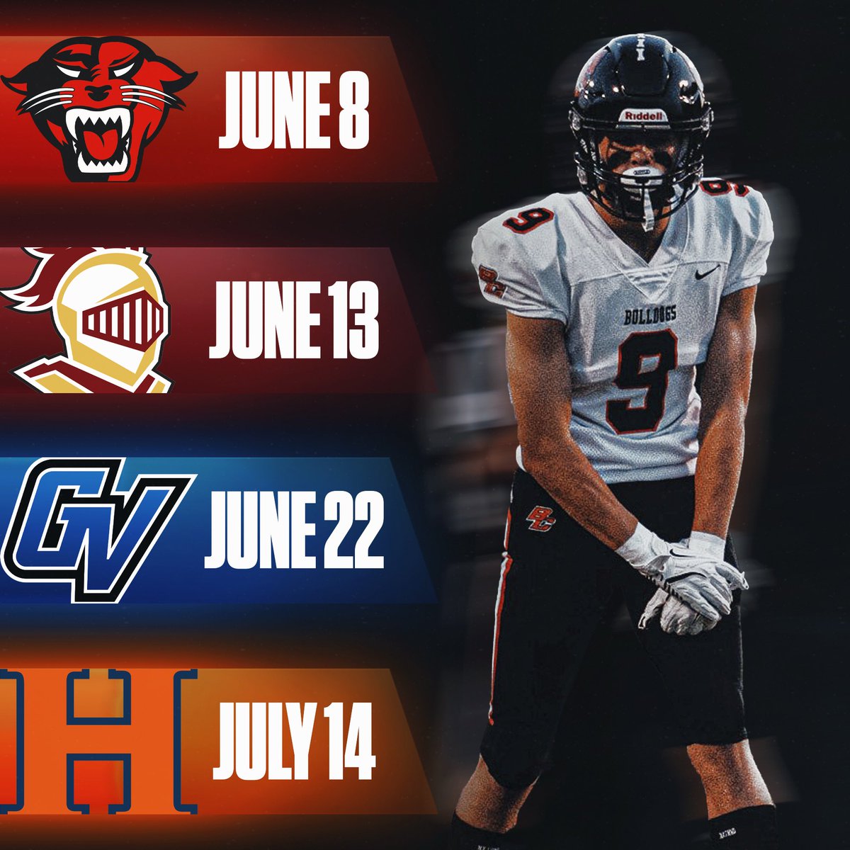 Chase Swartz (@chaseswartz26) on Twitter photo Hereβs what my camp schedule looks like heading into the summer. I canβt wait to compete! <a href="/Coach__Augustus/">Jovonne Augustus</a> <a href="/CoachBenDixon/">Ben Dixon</a> <a href="/PStuursm/">Peter Stuursma</a> <a href="/CoachOlsonGVSU/">Coach Ryan Olson</a> <a href="/alex_pallone/">Alex Pallone</a> <a href="/PrepRedzoneMI/">Prep Redzone Michigan</a> <a href="/BCCoachCisco/">Marc Cisco</a> <a href="/WMDrivefootball/">West Michigan Drive Football</a> Hereβs what my camp schedule looks like heading into the summer. I canβt wait to compete! <a href="/Coach__Augustus/">Jovonne Augustus</a> <a href="/CoachBenDixon/">Ben Dixon</a> <a href="/PStuursm/">Peter Stuursma</a> <a href="/CoachOlsonGVSU/">Coach Ryan Olson</a> <a href="/alex_pallone/">Alex Pallone</a> <a href="/PrepRedzoneMI/">Prep Redzone Michigan</a> <a href="/BCCoachCisco/">Marc Cisco</a> <a href="/WMDrivefootball/">West Michigan Drive Football</a>
