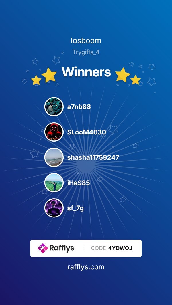 — GIVEAWAY ENDED —  The winners are: 

1. <a href="/a7nb88/">ᎯᏝ_ᏰᎯᏡᏡᎯᏕᏲᎨ</a>
2. <a href="/SLooM4030/">Sl</a>
3. <a href="/shasha11759247/">أيار</a>
4. <a href="/iHaS85/">Haytham Sed!eK</a>
5. <a href="/sf_7g/">سسلوم -</a>