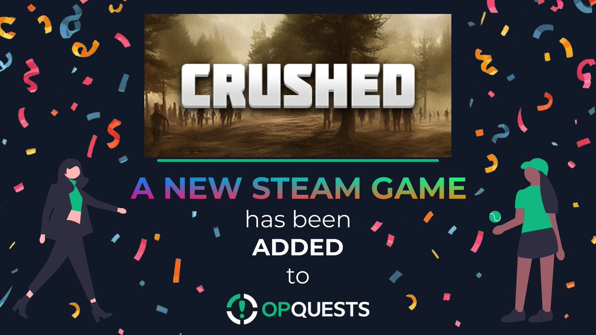 We just added Crushed on opquests.com💚

✅Make sure to #claim it for free before it runs out!

✅Follow us to receive #updates on when we add the next batch of #free #Steam #games!

🎁 opquests.com 🎁

 #giveaway #giveaways #freebies #QUEST #raffle