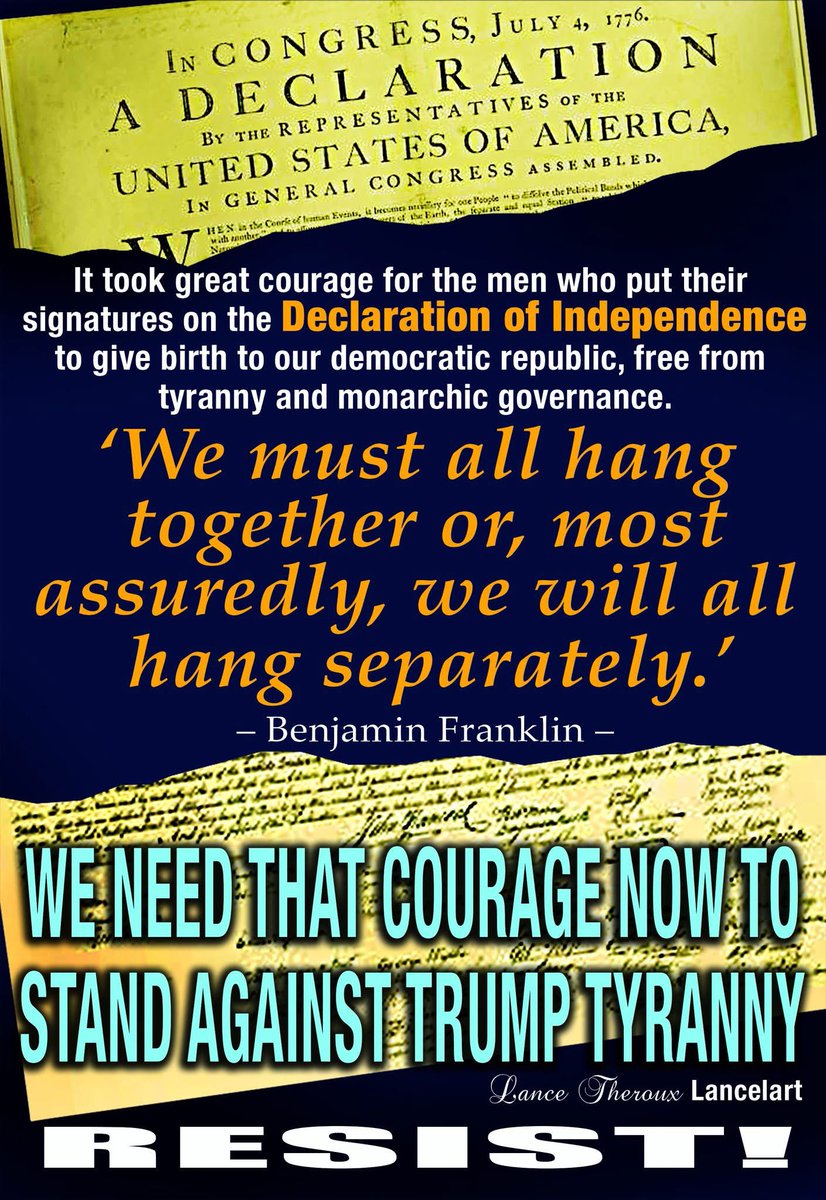 Yes. We MUST stand together, united against the assault on our constitution. On our freedoms.
Persist. Insist. Resist.
#USDemocracy #Voices4Victory