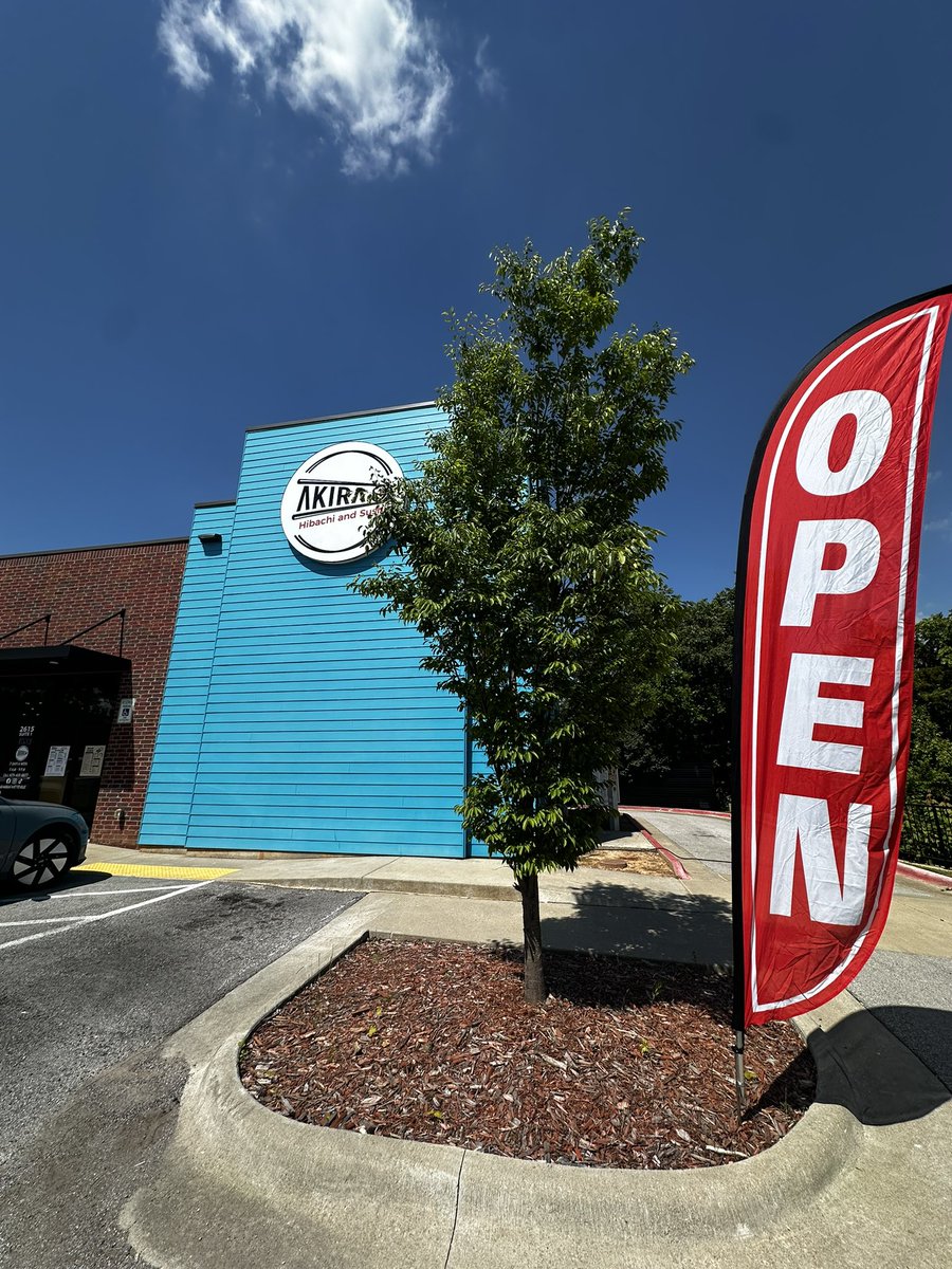 eurekapizza's tweet image. Excited for our new tenant to open at 2615 E Mission in Fayetteville- open today! Akira Hibachi &amp;amp; Sushi- great stuff!!