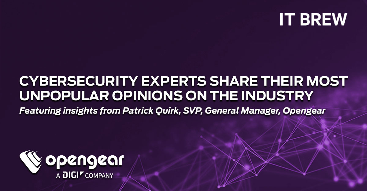 Opengear (@opengear) on Twitter photo Another âDeepSeek momentâ is coming, and itâs not an outlier.
Opengear SVP Patrick Quirk tells <a href="/ITBrew/">IT Brew âïž</a> why these AI breakthroughs are just part of the cycle.
Read more: itbrew.com/stories/2025/0âŠ
#AI #NetworkManagement #Cybersecurity #Networking Another âDeepSeek momentâ is coming, and itâs not an outlier.
Opengear SVP Patrick Quirk tells <a href="/ITBrew/">IT Brew âïž</a> why these AI breakthroughs are just part of the cycle.
Read more: itbrew.com/stories/2025/0âŠ
#AI #NetworkManagement #Cybersecurity #Networking