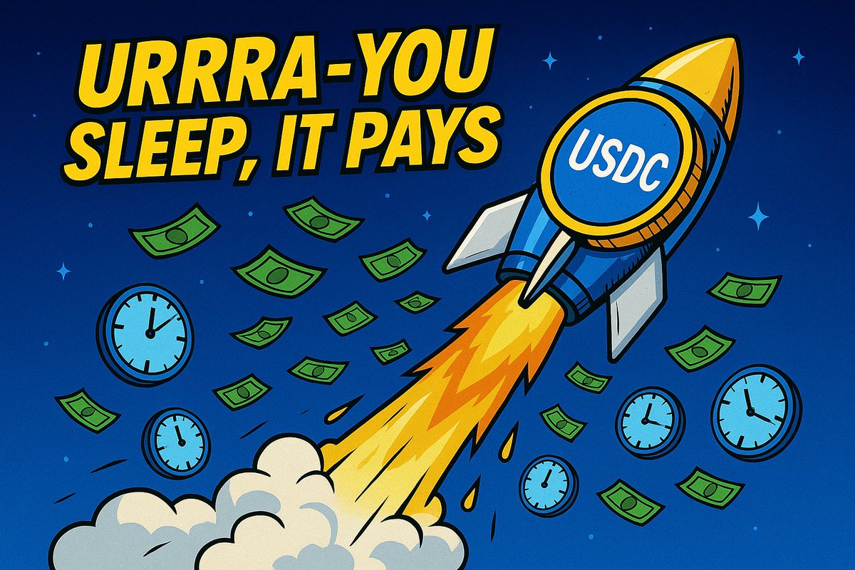 URRRA_REWARD's tweet photo. Slept 7 hours last night.
Woke up with USDC I didn’t have before.
$URRRA ain’t just a token.
It’s a bedtime story with a payout. https://t.co/LrGiPkBajy
