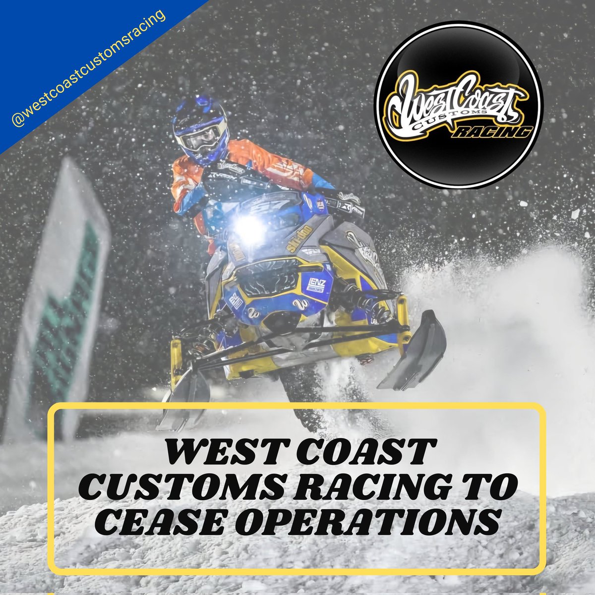 MGRMotorsports's tweet image. FOR RELEASE: 5/13/2025
West Coast Customs Racing to Cease Operations
After a thrilling 3 seasons, WCCR is announcing they will be shutting down operations. In 3 years, they were able to capture 2 championships as well as many wins and podiums along the way.
