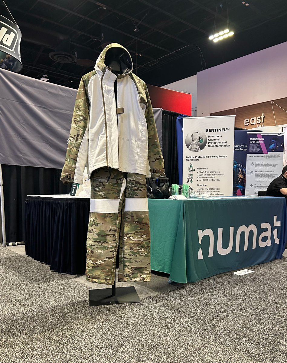 Last week, the Numat team had an incredible time at Special Operations Forces (SOF) Week 2025 in Tampa, Florida!

💡The team proudly showcased our advanced protection solutions powered by Metal-Organic Frameworks (MOF). SENTINEL™ MOFs integrated into reactive fabrics and filters