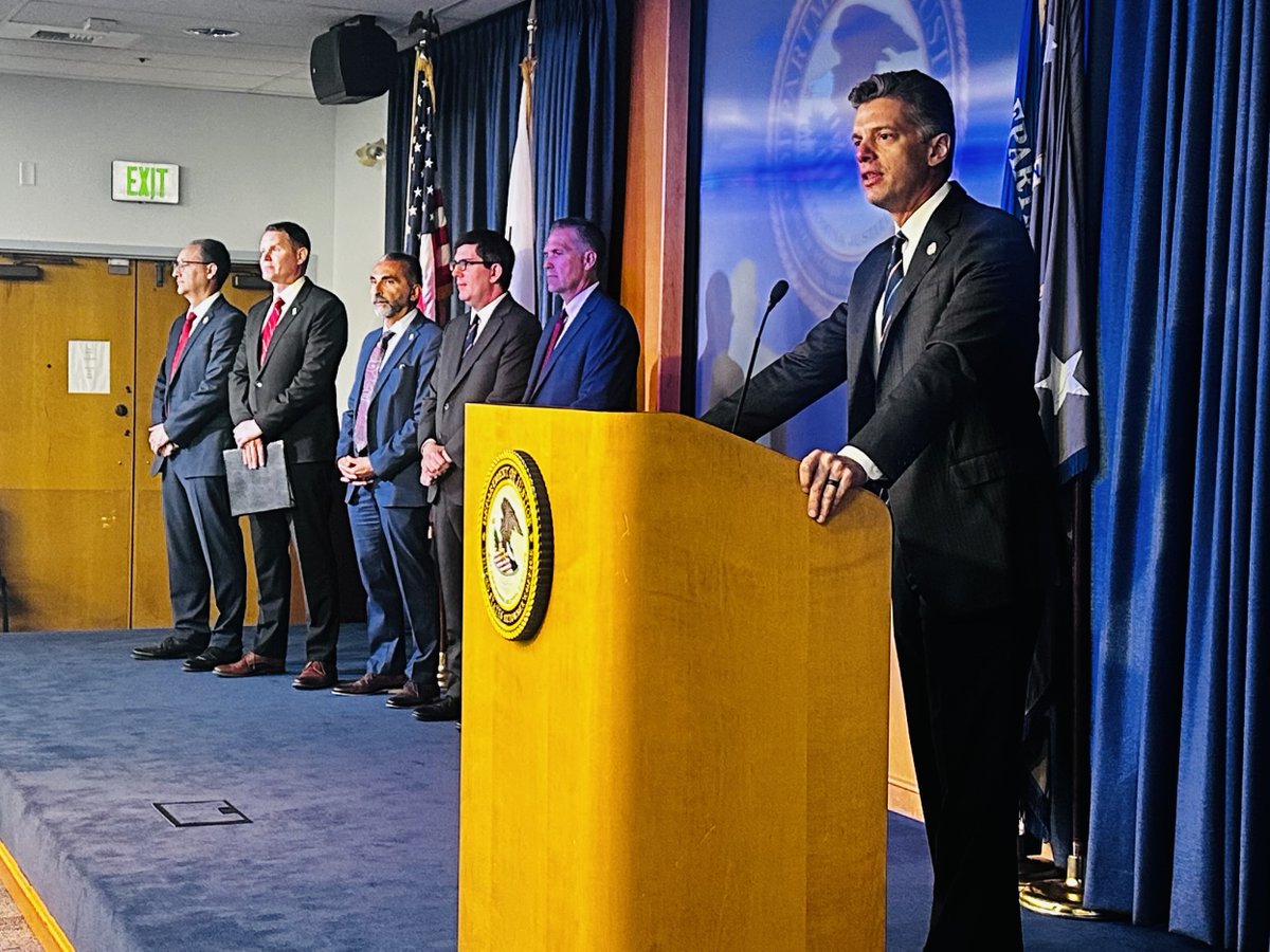 U.S. Attorney Adam Gordon on today's narco-terrrorism charges: "To the leaders of the Sinaloa cartel, you are no longer the hunters. You are the hunted. You will be betrayed by your friends. Hounded by your enemies. And you will ultimately find your fates in a courtroom here."