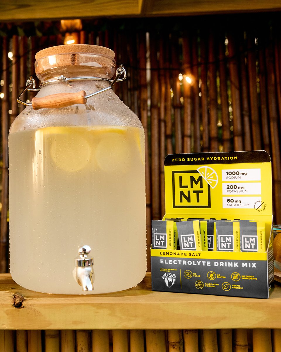 Sweet. Tart. And totally timeless.

Lemonade hits different when it’s salty 😎