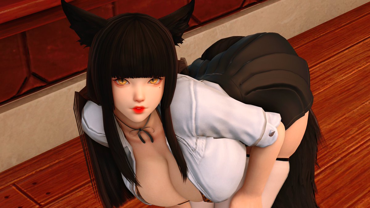 Dressing like this seems to be popular these days. Does it suit me?~