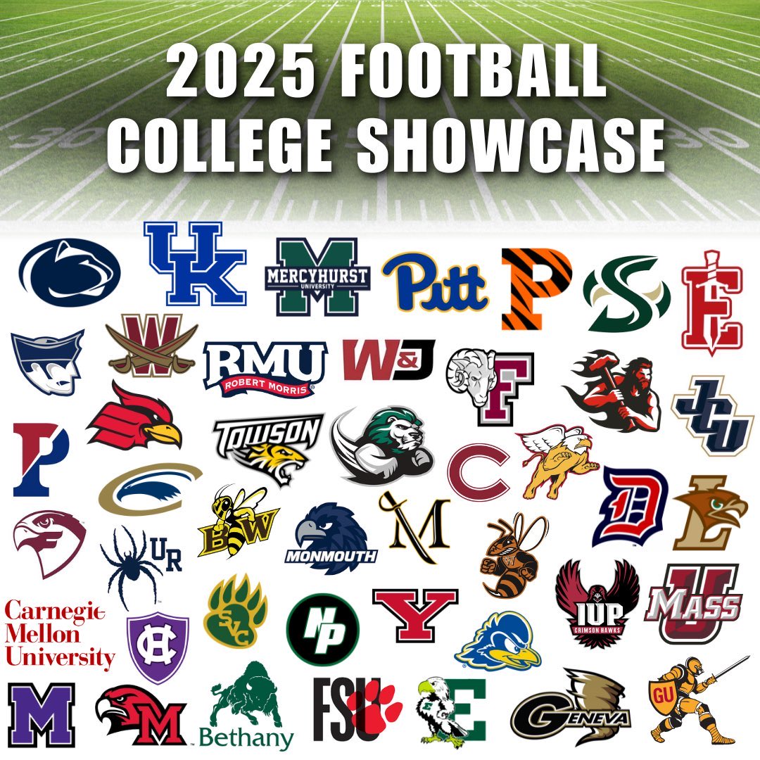 WPIAL Insider (@wpial_insider) on Twitter photo Look at all these schools recruiting Western PA today for these college showcases.
What a great idea by <a href="/Coach_Rich4/">Rich Johnson</a> and <a href="/Chise89/">Coach LaRoi Johnson LLC</a> Look at all these schools recruiting Western PA today for these college showcases.
What a great idea by <a href="/Coach_Rich4/">Rich Johnson</a> and <a href="/Chise89/">Coach LaRoi Johnson LLC</a>