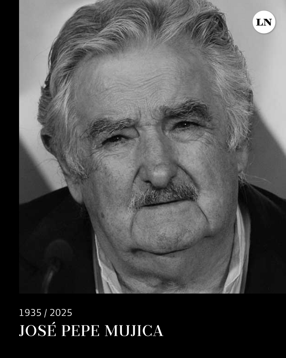 LANACION's tweet photo. Murió José Mujica, el guerrillero de las mil fugas que llegó a presidente y se convirtió en un ícono mundial. https://t.co/P7kd3YKYWt https://t.co/IeN6Pze42E