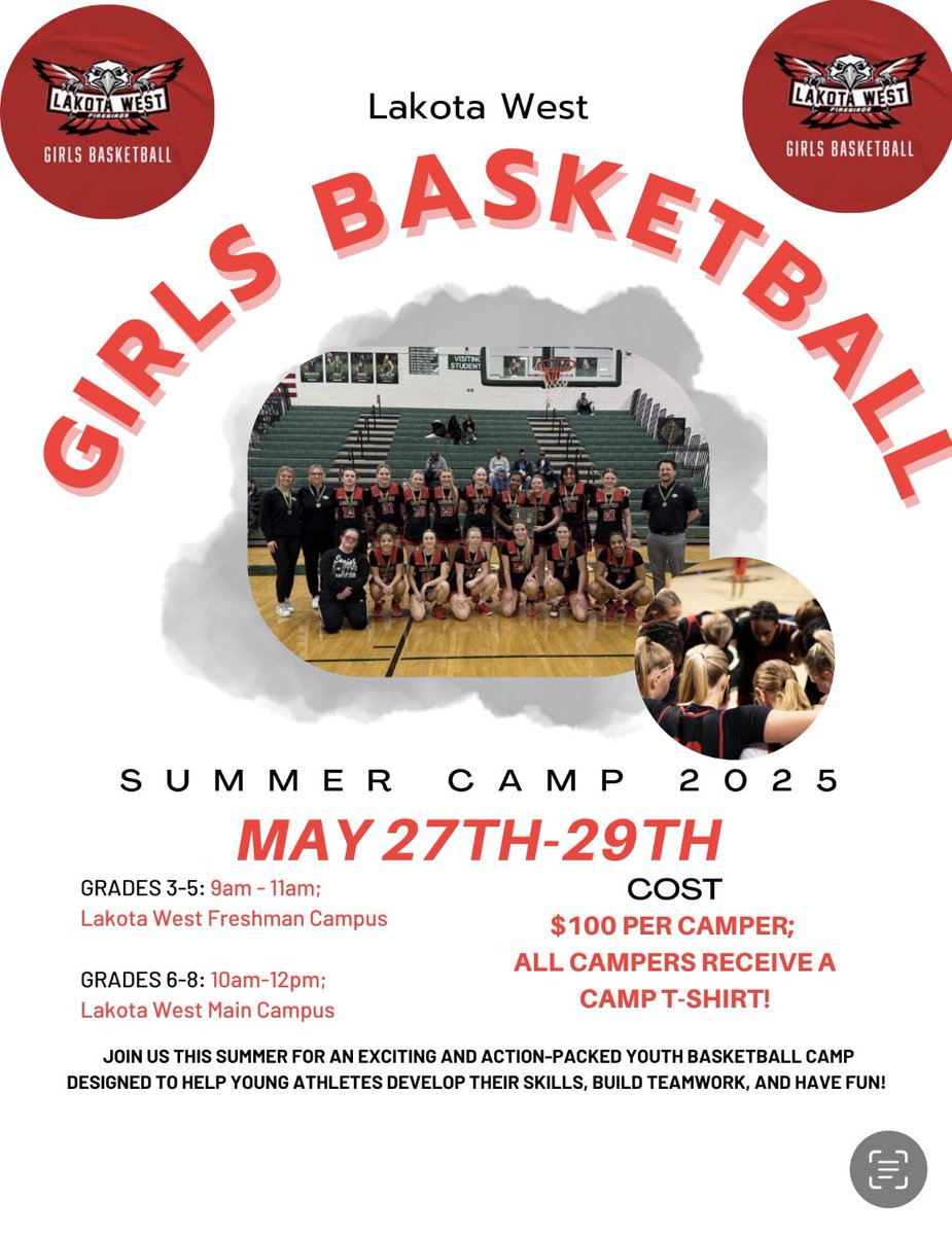 Hope to see you at camp! : gowestfirebirds.com/buy-online/