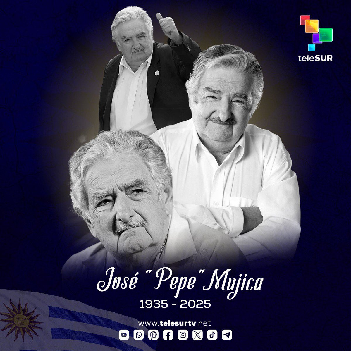 #ULTIMAHORA | Falleció el expresidente Uruguay, José “Pepe” Mujica.