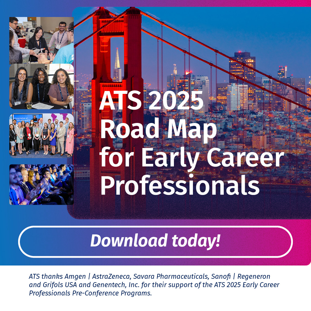 Early career and mid-career professionals! Check out our #ATS2025 roadmaps! Expand your network, gain insight and elevate YOUR career today for a brighter future tomorrow. #FutureLeaders 

conference.thoracic.org/program/resour…

conference.thoracic.org/program/resour…
