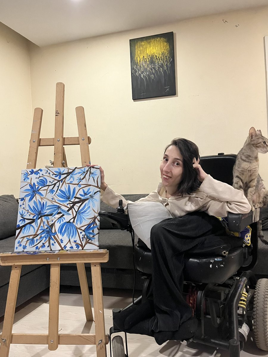 Ve yine bir destek tablomu paylaşıyorum🥲
Bugün kabul günüm olsa gerek yolumda minicik gözleri iltihaptan kör olmaya yakın bebekler buldum ve görmezden gelemedim çünkü gece uyuyamayacağımı biliyorum o yüzden onların tedavilerini yaptırabilmek için bu tablomu ve duvarda asılı olan