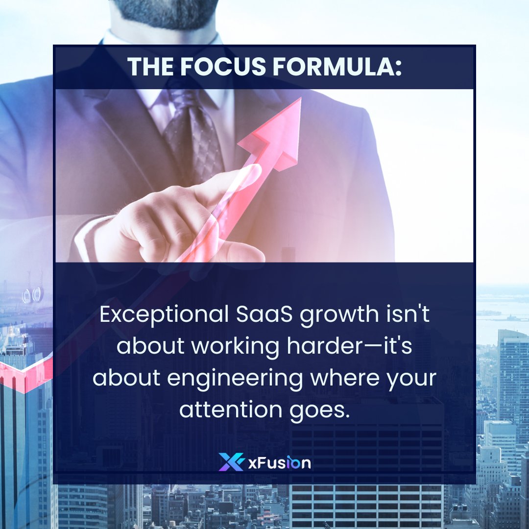 xFusionCS's tweet image. Top 5% of SaaS founders:
→ 60% strategy
→ 30% product vision
→ 10% ops

Bottom 50%:
→ 20% strategy
→ 30% product vision
→ 50% ops

Top founders grow 3x faster.
Where’s your focus today?

#FounderFocus #SaaSGrowth #TimeAllocation