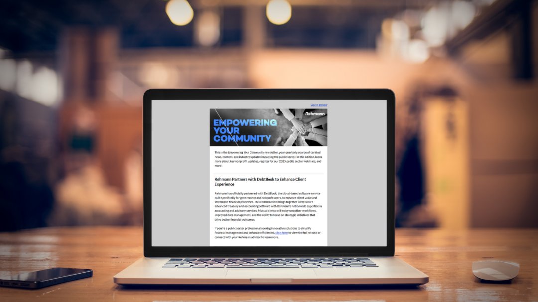 ajrosecpa's tweet photo. The Empowering Your Community newsletter is here! In this edition, learn more about federal policy changes, nonprofit updates, DebtBook services now available, and more! View your copy here: https://t.co/a1kcAcflk6 https://t.co/BfANpZWq0d