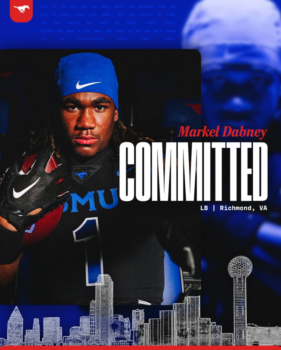 Markel Dabney has committed to SMU!

#LTM x #PonyUp