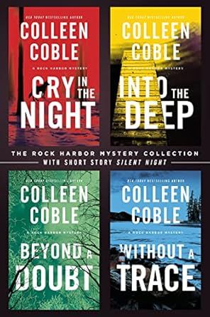 $3.99 | The Rock Harbor Mystery Collection: Without a Trace, Beyond a Doubt, Into the Deep, Cry in the Night, and Silent Night (Rock Harbor Series) Kindle Edition
by Colleen Coble 
amzn.to/4gQMV6W 
#kindledeals #ad 

@ColleenCoble
