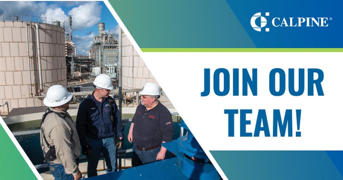Be part of a company that delivers power when it’s needed most – Calpine is hiring professionals across operations, engineering, trading and more.

Work where reliability meets innovation: bit.ly/4m9yyy1