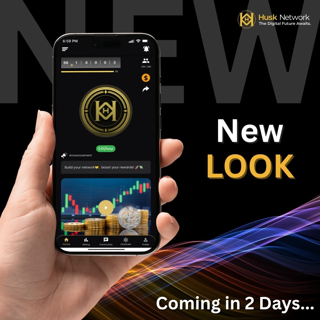 Powerful New Update Arrives in 2 Days! 🔜🚀💰

⏰ The wait is almost over! 📊

⛏️In just 2 days, a major Husk Network update is coming your way — packed with powerful mining features and a refreshed user experience. 📲