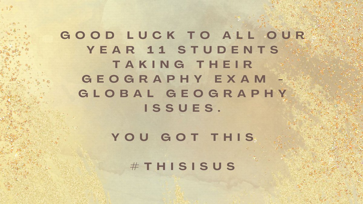 @HerewoodeAcademy🏫 (@herewoodeacad) on Twitter photo Good luck to all our Yr11 students here <a href="/HerewoodeAcad/">@HerewoodeAcademy🏫</a> taking their GCSE Geography exam (Global Geography Issues) tomorrow. We are all so proud of you.
#ThisIsUs Good luck to all our Yr11 students here <a href="/HerewoodeAcad/">@HerewoodeAcademy🏫</a> taking their GCSE Geography exam (Global Geography Issues) tomorrow. We are all so proud of you.
#ThisIsUs